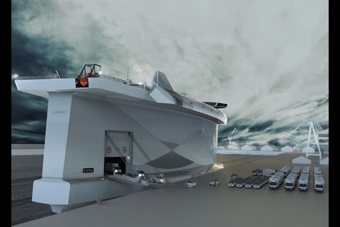 The Vindskip concept relies on the integration of a wind power system with an LNG propulsion system and a weather routing system.